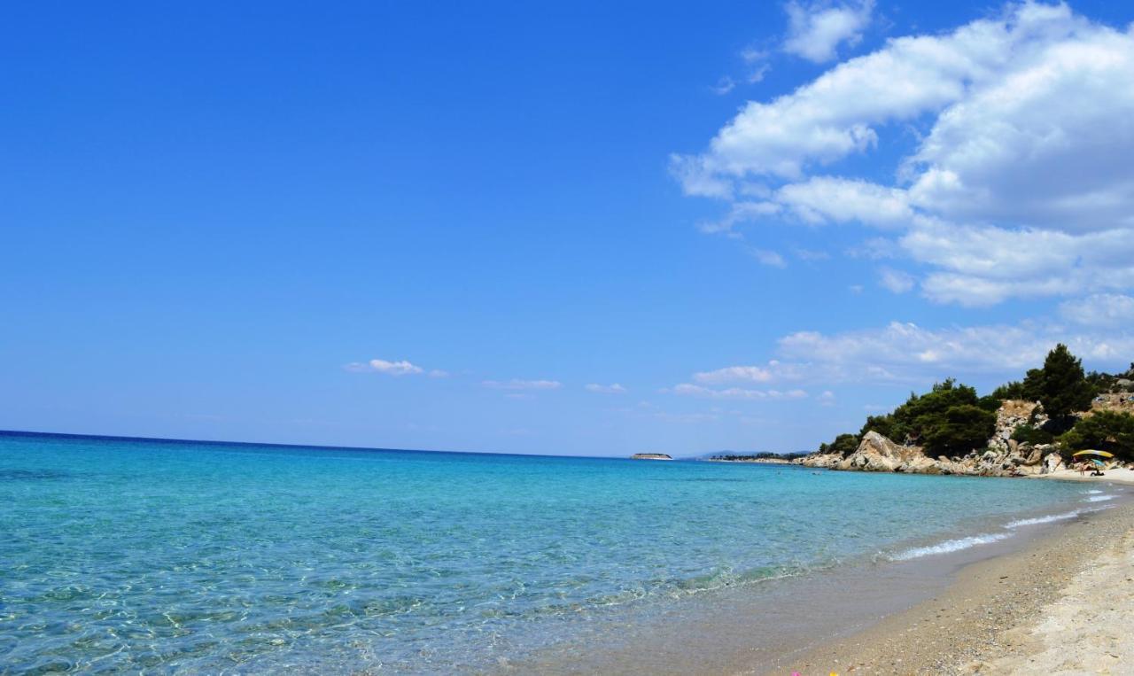 White Sand Villa Koviou Beach Nikiti Sithonia エクステリア 写真